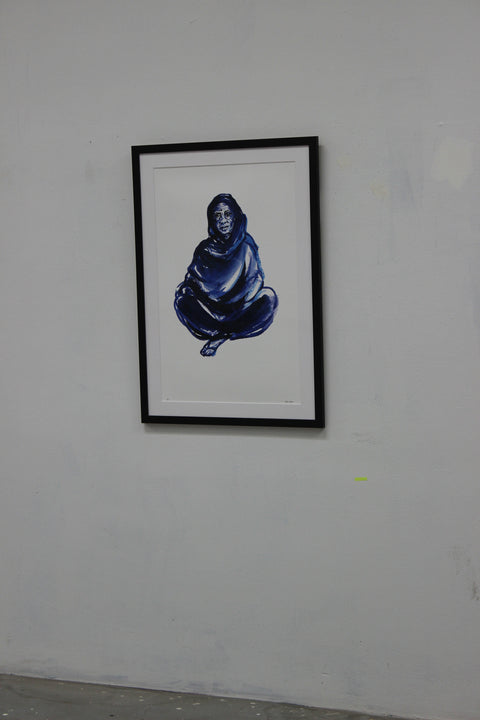 Blue Indian Woman